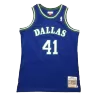 Men's Dallas Mavericks Nowitzki #41 NBA Classic Jersey 1998/99 - buybasketballnow.net