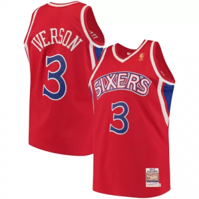 Men's Philadelphia 76ers Iverson #3 NBA Classic Jersey - buybasketballnow.net