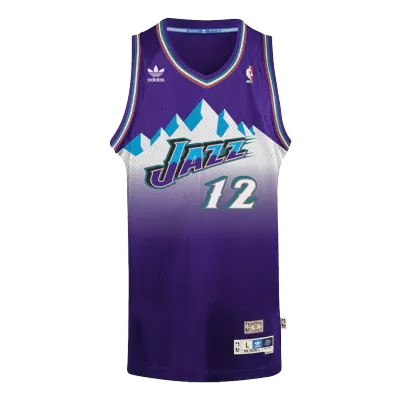 Men's Utah Jazz John Stockton #12 Swingman NBA Classic Jersey 1996/97 - buybasketballnow.net