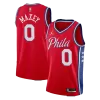 Men's Philadelphia 76ers Tyrese Maxey #0 Swingman NBA Jersey - Icon Edition - buybasketballnow.net