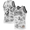 Men's Philadelphia 76ers Allen Iverson #3 Swingman NBA Classic Jersey 97-98 - buybasketballnow.net