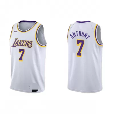 Men's Los Angeles Lakers Carmelo Anthony #7 Swingman NBA Jersey - Association Edition2020/21 - buybasketballnow.net