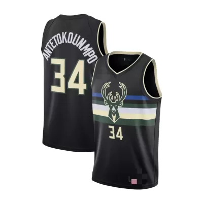 Men's Milwaukee Bucks Antetokounmpo #34 Swingman NBA Jersey 2020 - buybasketballnow.net