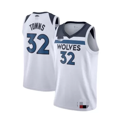 Men's Minnesota Timberwolves Towns #32 Swingman NBA Jersey - Association Edition - buybasketballnow.net