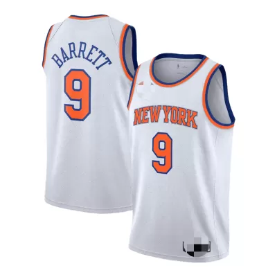 Men's New York Knicks Barrett #9 Swingman NBA Jersey - Association Edition2019/20 - buybasketballnow.net