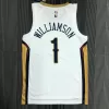 Men's New Orleans Pelicans Zion Williamson #1 Swingman NBA Jersey - Association Edition2020/21 - buybasketballnow.net