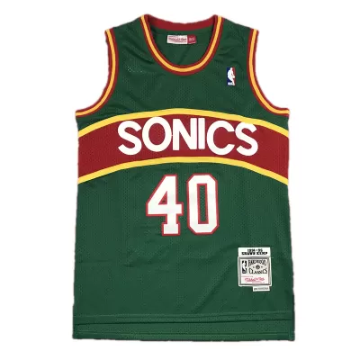 Men's Seattle SuperSonics Shawn Kemp #40 NBA Classic Jersey 1994/95 - buybasketballnow.net