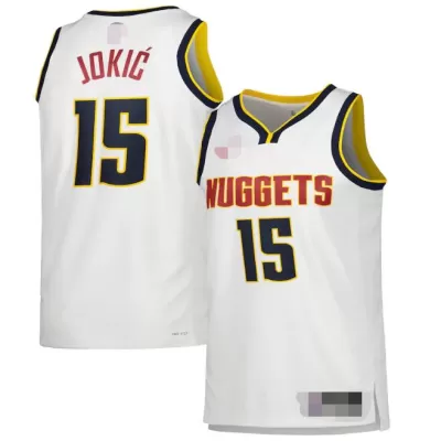 Men's Denver Nuggets Nikola Jokic #15 Swingman NBA Jersey - Association Edition22/23 - buybasketballnow.net