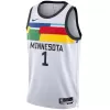 Men's Minnesota Timberwolves Anthony Edwards #1 Swingman NBA Jersey - City Edition 2022/23 - buybasketballnow.net