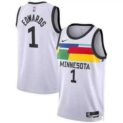 Men's Minnesota Timberwolves Anthony Edwards #1 Swingman NBA Jersey - City Edition 2022/23 - buybasketballnow.net