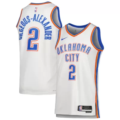 Men's Oklahoma City Thunder Shai Gilgeous-Alexander #2 Swingman NBA Jersey - Association Edition22/23 - buybasketballnow.net