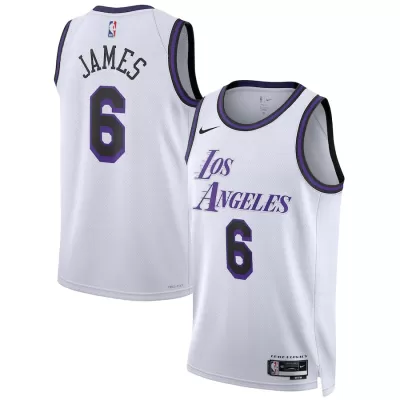 Men's Los Angeles Lakers LeBron James #6 Swingman NBA Jersey - City Edition 2022/23 - buybasketballnow.net