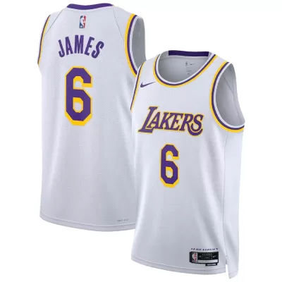 Men's Los Angeles Lakers LeBron James #6 Swingman NBA Jersey - Association Edition2022/23 - buybasketballnow.net