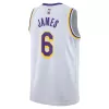 Men's Los Angeles Lakers LeBron James #6 Swingman NBA Jersey - Association Edition2022/23 - buybasketballnow.net