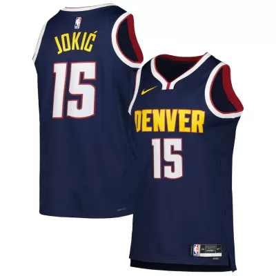 Men's Denver Nuggets Nikola Jokic #15 Swingman NBA Jersey - Icon Edition 22/23 - buybasketballnow.net