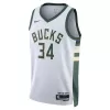 Men's Milwaukee Bucks Bucks Antetokounmpo #34 Swingman NBA Jersey - Association Edition2022/23 - buybasketballnow.net