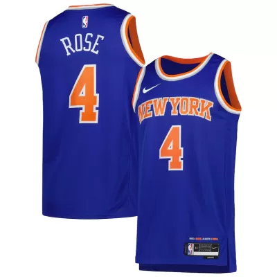 Men's New York Knicks Derrick Rose #4 Swingman NBA Jersey - Icon Edition 22/23 - buybasketballnow.net