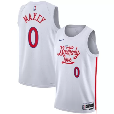 Men's Philadelphia 76ers Tyrese Maxey #0 Swingman NBA Jersey - City Edition 22/23 - buybasketballnow.net