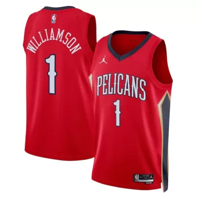 Men's New Orleans Pelicans Zion Williamson #1 NBA Jersey 22/23 - buybasketballnow.net