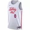 Men's Philadelphia 76ers Tyrese Maxey #0 Swingman NBA Jersey - City Edition 22/23 - buybasketballnow.net