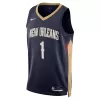 Men's New Orleans Pelicans Zion Williamson #1 NBA Jersey - Icon Edition 22/23 - buybasketballnow.net