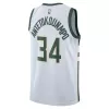 Men's Milwaukee Bucks Bucks Antetokounmpo #34 Swingman NBA Jersey - Association Edition2022/23 - buybasketballnow.net