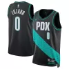 Men's Portland Trail Blazers Damian Lillard #0 Swingman NBA Jersey - City Edition 22/23 - buybasketballnow.net