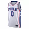 Men's Philadelphia 76ers Tyrese Maxey #0 Swingman NBA Jersey - Association Edition22/23 - buybasketballnow.net