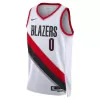 Men's Portland Trail Blazers Damian Lillard #0 Swingman NBA Jersey - Association Edition22/23 - buybasketballnow.net