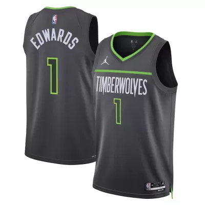 Men's Minnesota Timberwolves Anthony Edwards #1 Swingman NBA Jersey - Statement Edition 2022/23 - buybasketballnow.net