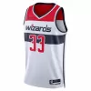 Men's Washington Wizards Kyle Kuzma #33 Swingman NBA Jersey - Association Edition2022/23 - buybasketballnow.net