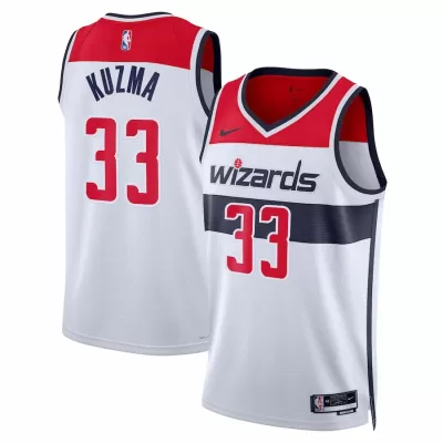 Men's Washington Wizards Kyle Kuzma #33 Swingman NBA Jersey - Association Edition2022/23 - buybasketballnow.net