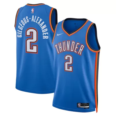 Men's Oklahoma City Thunder Shai Gilgeous-Alexander #2 Swingman NBA Jersey - Icon Edition 2022/23 - buybasketballnow.net