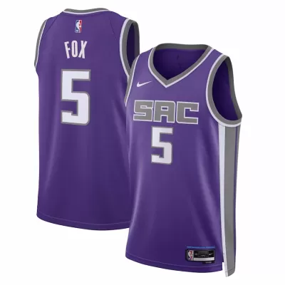 Men's Sacramento Kings De'Aaron Fox #5 Swingman NBA Jersey - Icon Edition 2022/23 - buybasketballnow.net