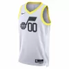 Men's Utah Jazz Jordan Clarkson #00 Swingman NBA Jersey - Association Edition2022/23 - buybasketballnow.net