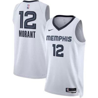 Men's Memphis Grizzlies Ja Morant #12 Swingman NBA Jersey - Association Edition2022/23 - buybasketballnow.net