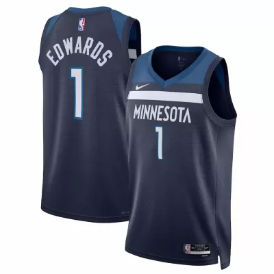 Men's Minnesota Timberwolves Anthony Edwards #1 Swingman NBA Jersey - Icon Edition 2022/23 - buybasketballnow.net