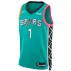 Men's San Antonio Spurs Victor Wembanyama #1 Swingman NBA Jersey 2022/23 - buybasketballnow.net