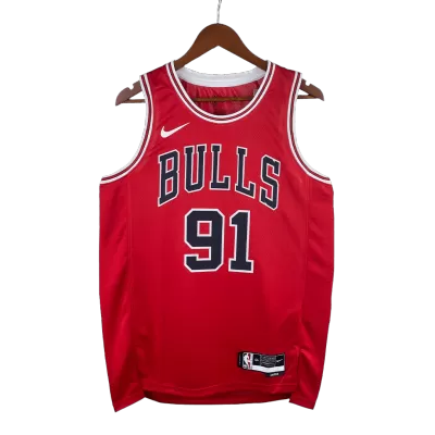 Men's Chicago Bulls Dennis Rodman #91 Swingman NBA Jersey - Icon Edition 2022/23 - buybasketballnow.net