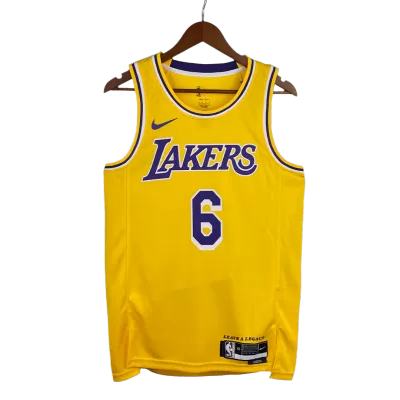 Men's Los Angeles Lakers LeBron James #6 Swingman NBA Jersey - Association Edition2022/23 - buybasketballnow.net