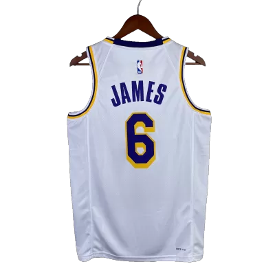 Men's Los Angeles Lakers LeBron James #6 Swingman NBA Jersey - Association Edition2022/23 - buybasketballnow.net