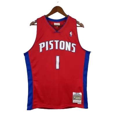 Men's Detroit Pistons Pistons Iverson #1 Swingman NBA Classic Jersey 2008/09 - buybasketballnow.net