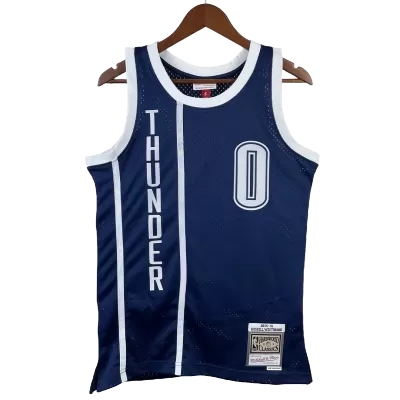 Men's Oklahoma City Thunder Westbrook #0 Swingman NBA Classic Jersey 2015/16 - buybasketballnow.net