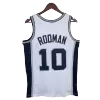 Men's San Antonio Spurs Dennis Rodman #10 Swingman NBA Classic Jersey - Classic Edition 1993/94 - buybasketballnow.net