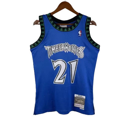 Men's Minnesota Timberwolves Garnett #21 NBA Classic Jersey 2003/04 - buybasketballnow.net