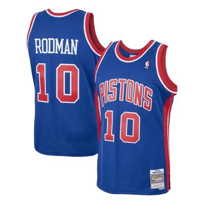 Men's Detroit Pistons Dennis Rodman #10 Swingman NBA Classic Jersey 1988/89 - buybasketballnow.net