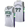 Men Adult Milwaukee Bucks Swingman NBA custom Jersey - City Edition 2021/22 - buybasketballnow.net