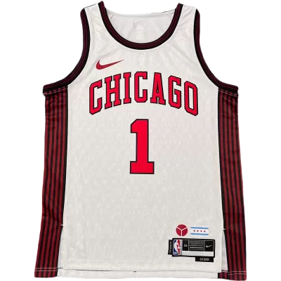 Men's Chicago Bulls Rose #1 Swingman NBA Classic Jersey - Association Edition2022/23 - buybasketballnow.net