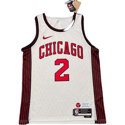 Men's Chicago Bulls Lonzo Ball #2 Swingman NBA Classic Jersey - City Edition 2022/23 - buybasketballnow.net