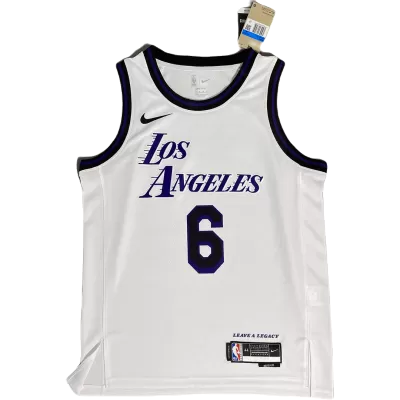 Men's Los Angeles Lakers LeBron James #6 Swingman NBA Jersey - Association Edition2022/23 - buybasketballnow.net